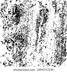 Grunge distressed seamless texture. Grainy monochrome overlay. Black and white rough noisy background.