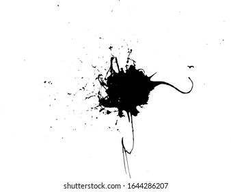 Grunge Distressed Splatter Splash Background