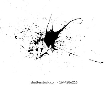 Grunge Distressed Splatter Splash Background