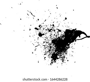 Grunge Distressed Splatter Splash Background