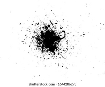 Grunge Distressed Splatter Splash Background