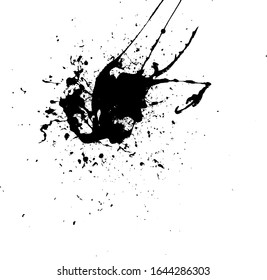 Grunge Distressed Splatter Splash Background