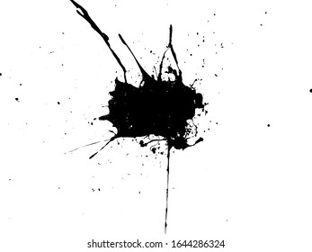 Grunge Distressed Splatter Splash Background