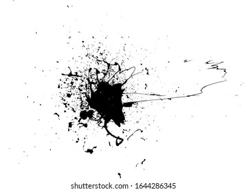 Grunge Distressed Splatter Splash Background