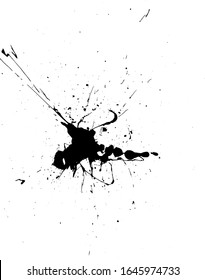 Grunge Distressed Splatter Splash Stain