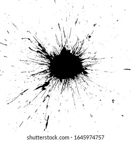 Grunge Distressed Splatter Splash Stain