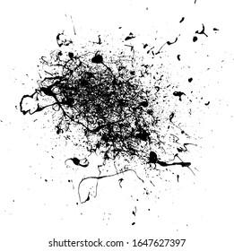 Grunge Distressed Splatter Splash Stain