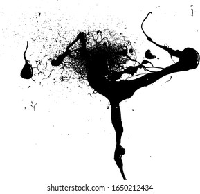 Grunge Distressed Splatter Splash Stain