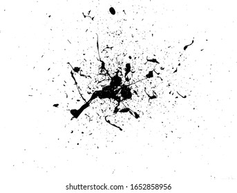 Grunge Distressed Splatter Splash Stain