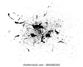 Mancha De Esplandor De Desplome De Grunge Con Distancia