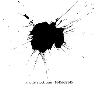 Grunge Distressed Splatter Splash Stain