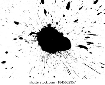 Grunge Distressed Splatter Splash Stain