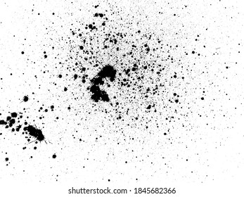 Grunge Distressed Splatter Splash Stain