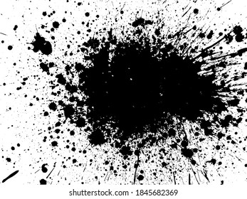 Grunge Distressed Splatter Splash Stain