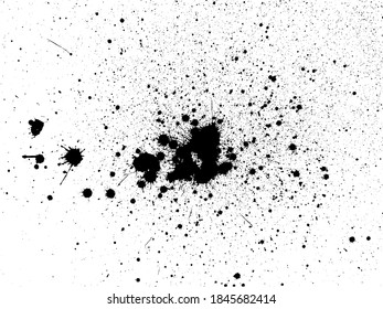 Grunge Distressed Splatter Splash Stain