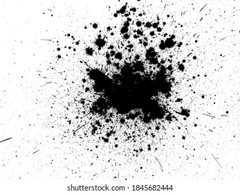 Grunge Distressed Splatter Splash Stain