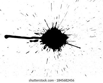 Grunge Distressed Splatter Splash Stain
