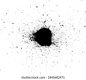 Grunge Distressed Splatter Splash Stain