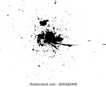 Grunge Distressed Splatter Splash Stain