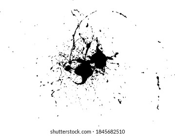 Grunge Distressed Splatter Splash Stain