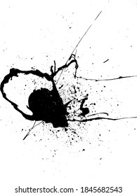 Grunge Distressed Splatter Splash Stain