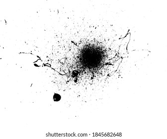 Grunge Distressed Splatter Splash Stain