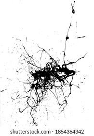 Grunge Distressed Splatter Splash Stain