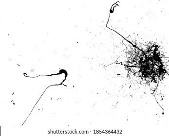 Grunge Distressed Splatter Splash Stain