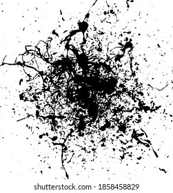 Grunge Distressed Splatter Splash Stain