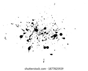 Grunge Distressed Splatter Splash Stain