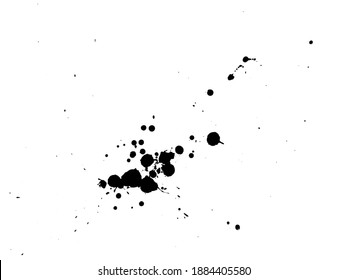 Grunge Distressed Splatter Splash Stain