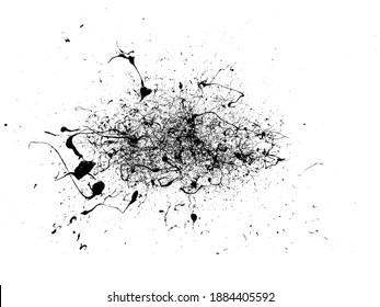 Grunge Distressed Splatter Splash Stain