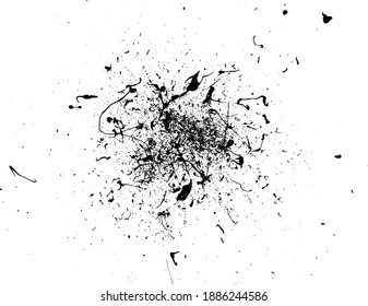 Grunge Distressed Splatter Splash Stain