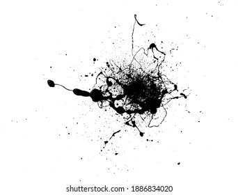 Mancha De Esplandor De Desplome De Grunge Con Distancia