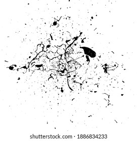 Mancha De Esplandor De Desplome De Grunge Con Distancia