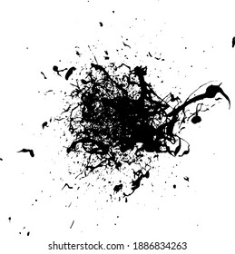 Grunge Distressed Splatter Splash Stain