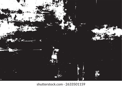 Arrière-Plan Grunge Texture Distressed, Surface Grattée En Abstrait Noir Et Blanc