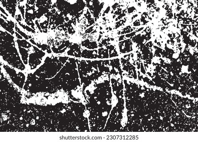 Grunge distressed texture isolated on white background. Stock vector illustration