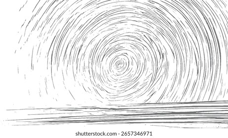 Superposición de textura afligida grunge con fondo vintage rayado perfecto para el diseño de Vector