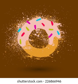 Grunge donut