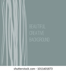 Grunge doodle cover vector template