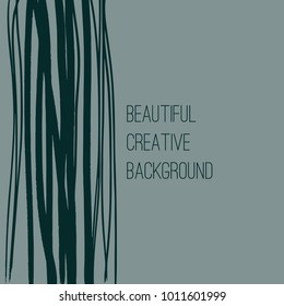 Grunge doodle cover vector template