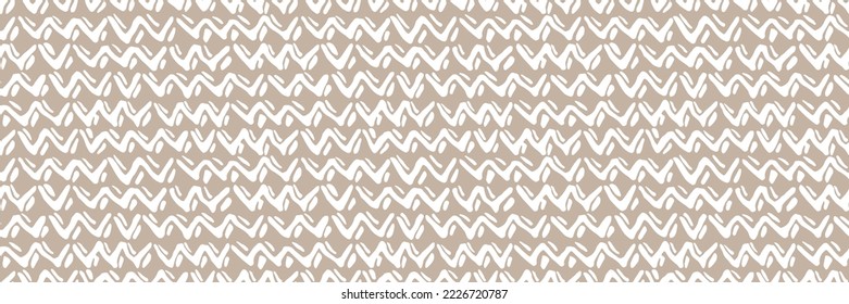 Grunge doodles pattern. Tribal simple ornament seamless pattern. Grunge ethnic background. Simple doodle pattern. Modern fabric design. 80s or 90s clothes fabric. Contemporary ornaments.