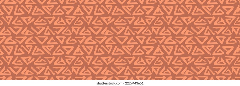 Patrón de garabatos. Patrón tribal simple adorno sin fisuras. Origen étnico oscuro. Patrón simple de doodle. Diseño de tela moderna. Tejidos de ropa de los años 80 o 90. Ornamentos contemporáneos.