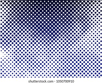 Grunge dot halftone texture - abstract isolated stock vector template - easy to use
