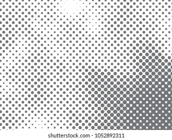Grunge dot halftone  texture - abstract isolated stock vector template - easy to use
