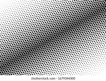 Grunge Dots Background. Abstract Fade Overlay. Modern Backdrop. Monochrome Texture. Vector illustration