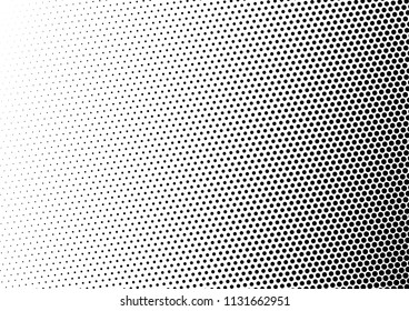 Grunge Dots Background. Black and White Backdrop. Pop-art Halftone Texture. Distressed Points Overlay. Vector illustration
