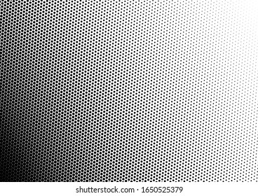 Grunge Dots Background. Black and White Vintage Texture. Gradient Overlay. Modern Backdrop. Vector illustration