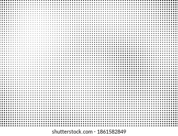 Grunge Dots Background. Black and White Distressed Overlay. Fade Texture. Modern Backdrop. Vector illustration